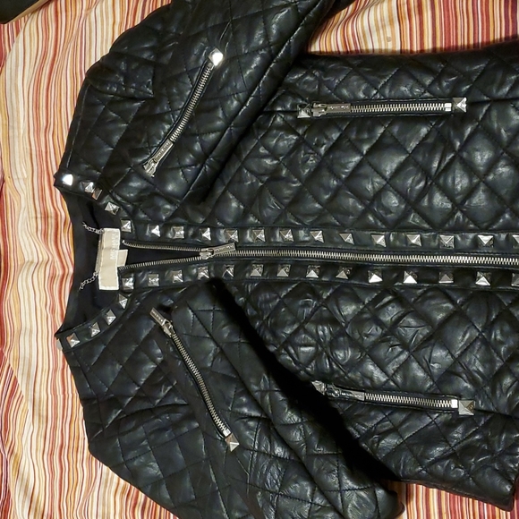 MICHEAL KORS AUTHENTIC LEATHER Jkt Sz 2,Heels 7.5 Boots 8M Purse All 4 piece$300 - Picture 3 of 16
